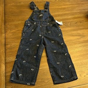 Toddler Football Overalls